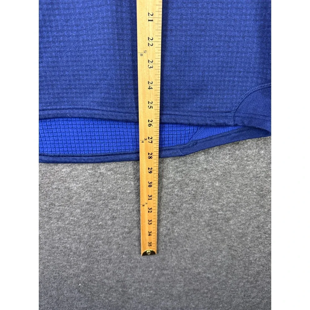 Patagonia R1 Regulator Pullover Mens L Blue Polartec Grid Half Zip‎ Outdoors USA